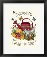 Gardening Framed Print