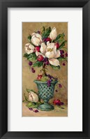 Magnolia Cluster Topiary I Framed Print