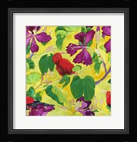 Kiwis in Orchid Tree Fine Art Print