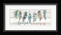 Tribal Feathers Sign Fine Art Print