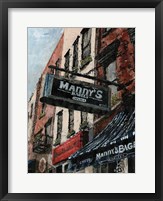 New York Neighborhood II Framed Print