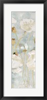 Poppies in the Wind Cream Panel I Fine Art Print