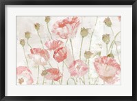 Poppies in the Wind Blush Landscape Fine Art Print