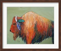 Warrior Bison Fine Art Print