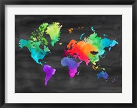 Map of Many Colors Fine Art Print