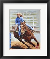 Barrel Racing Fine Art Print