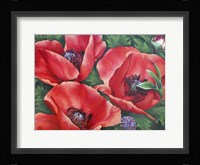 Bright Red Trio Fine Art Print