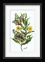 Butterfly on Yellow Floral Fine Art Print