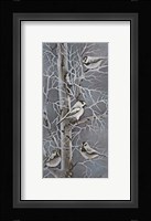 Chickadee Quartet Fine Art Print