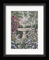 Garden Fountain Fine Art Print