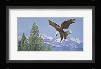 Soaring over Snowy Peaks Fine Art Print