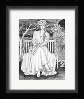 Waiting In The Garden Fine Art Print