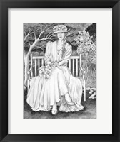 Waiting In The Garden Fine Art Print