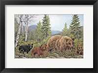 Triplets Framed Print