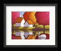 Swan Waters Reflection Fine Art Print