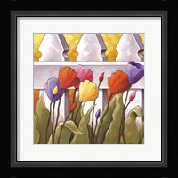 Flower Fence 1 Fine Art Print