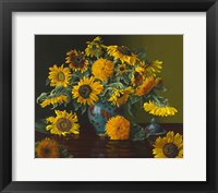 Sunflower Dance with the Fishies Fine Art Print