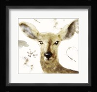 Golden Forest - Deer Framed Print