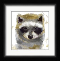 Golden Forest - Raccoon Fine Art Print