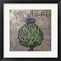 Medley Gold Artichoke Framed Print