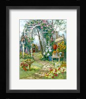 Country Garden Arbor Fine Art Print