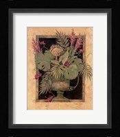 Framed Tropical Arrangement I Fine Art Print