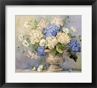 Blue and White Delight Fine Art Print