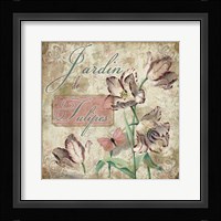 Jardin de Fleurs II Framed Print