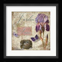 Jardin de Fleurs III Framed Print