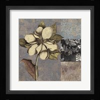 Cocoa & Blue I Framed Print