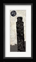 Moon Over Pisa Framed Print