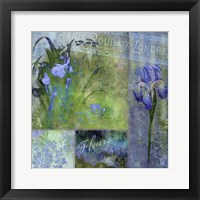 Fleurs Bleues I Fine Art Print