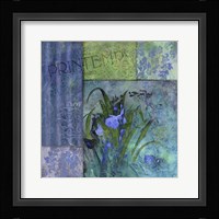 Fleurs Bleues II Framed Print
