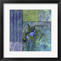 Fleurs Bleues II Fine Art Print