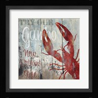 New Orleans Seafood I Framed Print