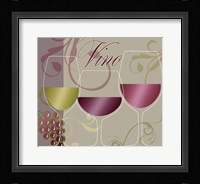 Modern Wine I Framed Print