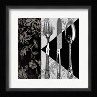 Dinner Conversation I Framed Print