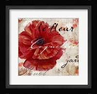 Le Pavot II Framed Print