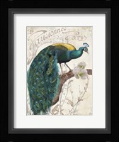 Les Paons II Fine Art Print