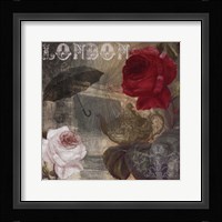 Rose of London I Framed Print