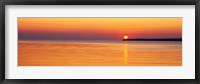 Sunset over Lake Superior, Wisconsin Fine Art Print