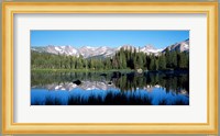 The Indian Peaks reflected in Red Rock Lake Boulder Colorado Fine Art Print