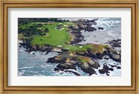 Golf Course on an Island, Pebble Beach Golf Links, California Fine Art Print
