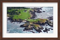 Golf Course on an Island, Pebble Beach Golf Links, California Fine Art Print