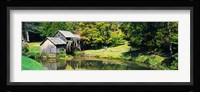 Watermill Near a Pond, Mabry Mill, Virginia Fine Art Print