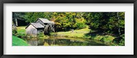 Watermill Near a Pond, Mabry Mill, Virginia Fine Art Print