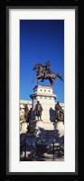 Low Angle View of an Equestrian Statue, Richmond, Virginia Fine Art Print