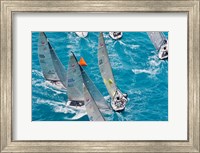 Sailboats in Acura Miami Grand Prix, Miami, Florida Fine Art Print