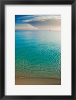Scenic View of Seascape at Sunset, Great Exuma Island, Bahamas Fine Art Print