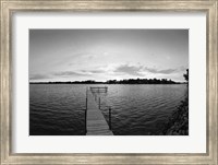 Pier in Lake Minnetonka, Minnesota Fine Art Print